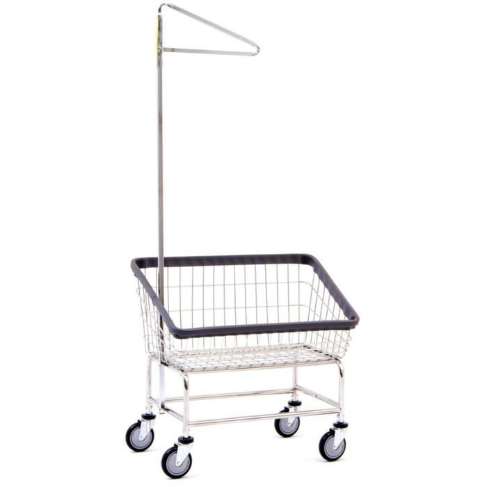 LARGE CAPACITY FRONT LOAD LAUNDRY CART W/ SINGLE POLE - 200SC91C