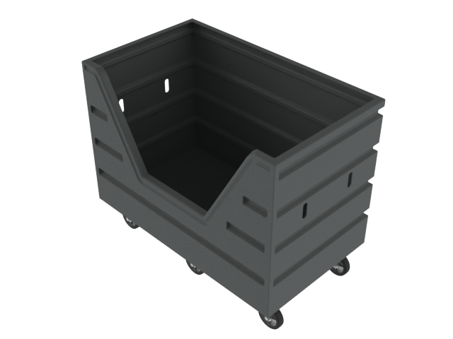 Large Capacity Bulk Linen Truck - 84 Cubic Feet