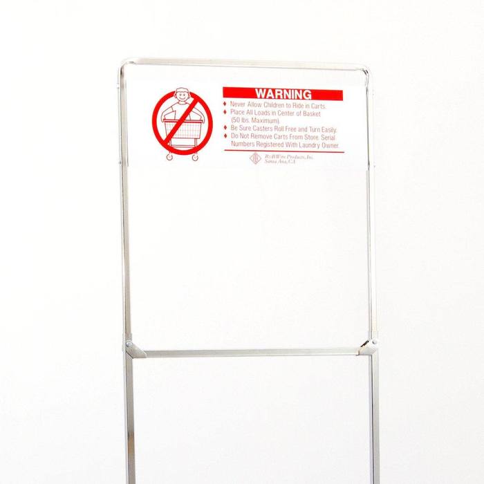ONE PIECE RACK EXTENDER WITH SIGN FOR 58 RACK - 908